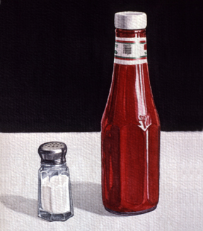 ketchup and salt