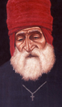 man in red turban